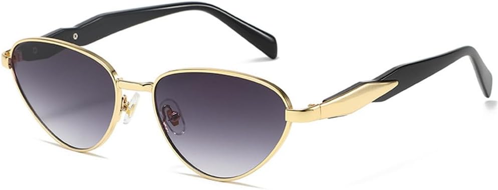 

Овальные солнцезащитные очки с зеркальной дужкой, плавным переходом цвета, для женщин и мужчин, с защитой от УФ-излучения UV400, незаменимы для пляжного отдыха и путешествий UYPTK, Blue Gray