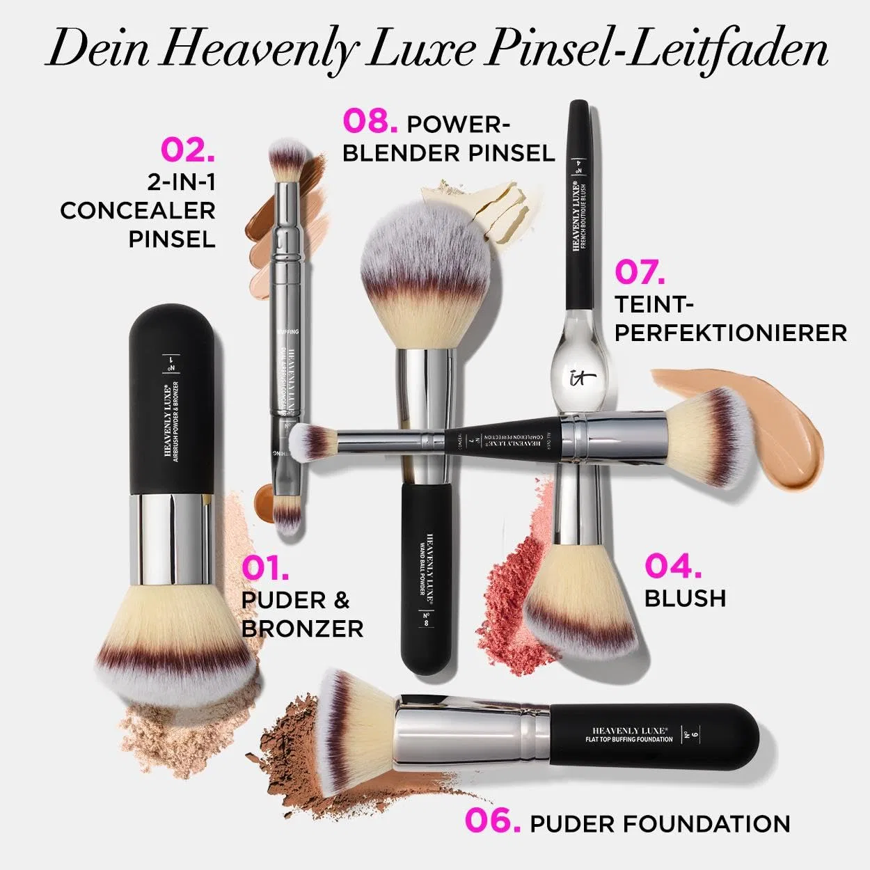 Кисть для макияжа IT Cosmetics Heavenly Luxe для тональной основы It Cosmetics — фото 4