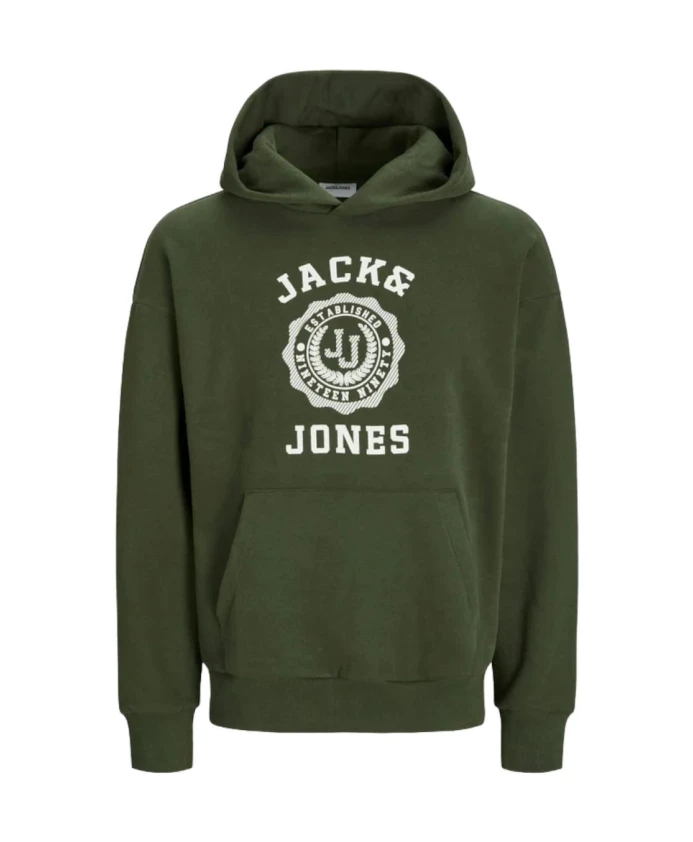 

Толстовка Jjvicto в современном стиле Jack & Jones, зеленый