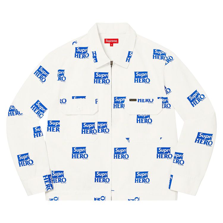 

Куртка Supreme x ANTIHERO Work Jacket 'White', белый