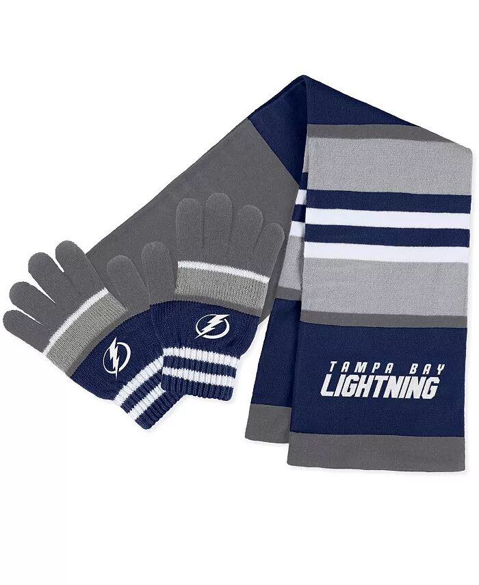 

Женский комплект перчаток и шарфа Tampa Bay Lightning Stripe WEAR by Erin Andrews
