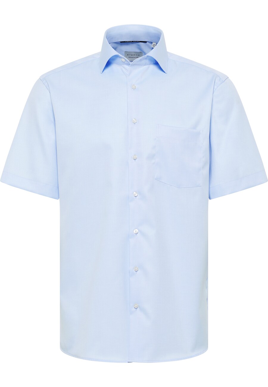 

Рубашка на пуговицах классического кроя ETERNA, светло-голубой