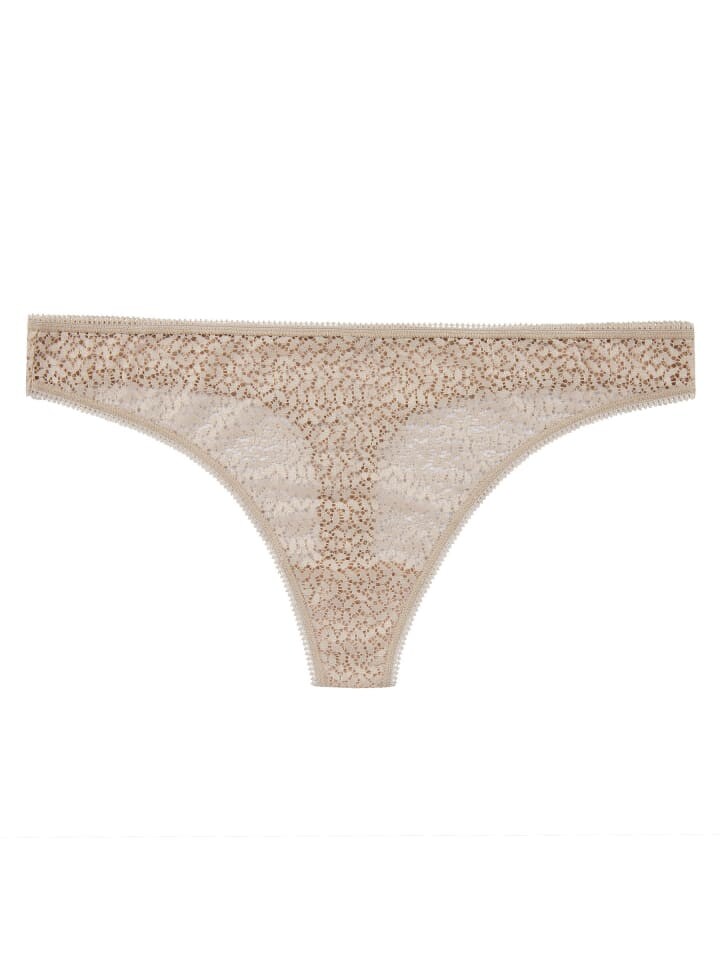 

Стринги DKNY Thong Modern Lace, песочный