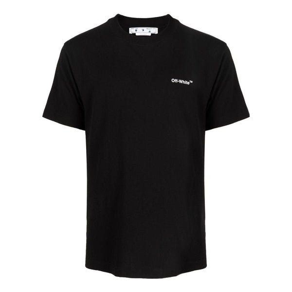 

Футболка men's fw22 logo printing round neck pullover short sleeve black t-shirt Off-White, черный
