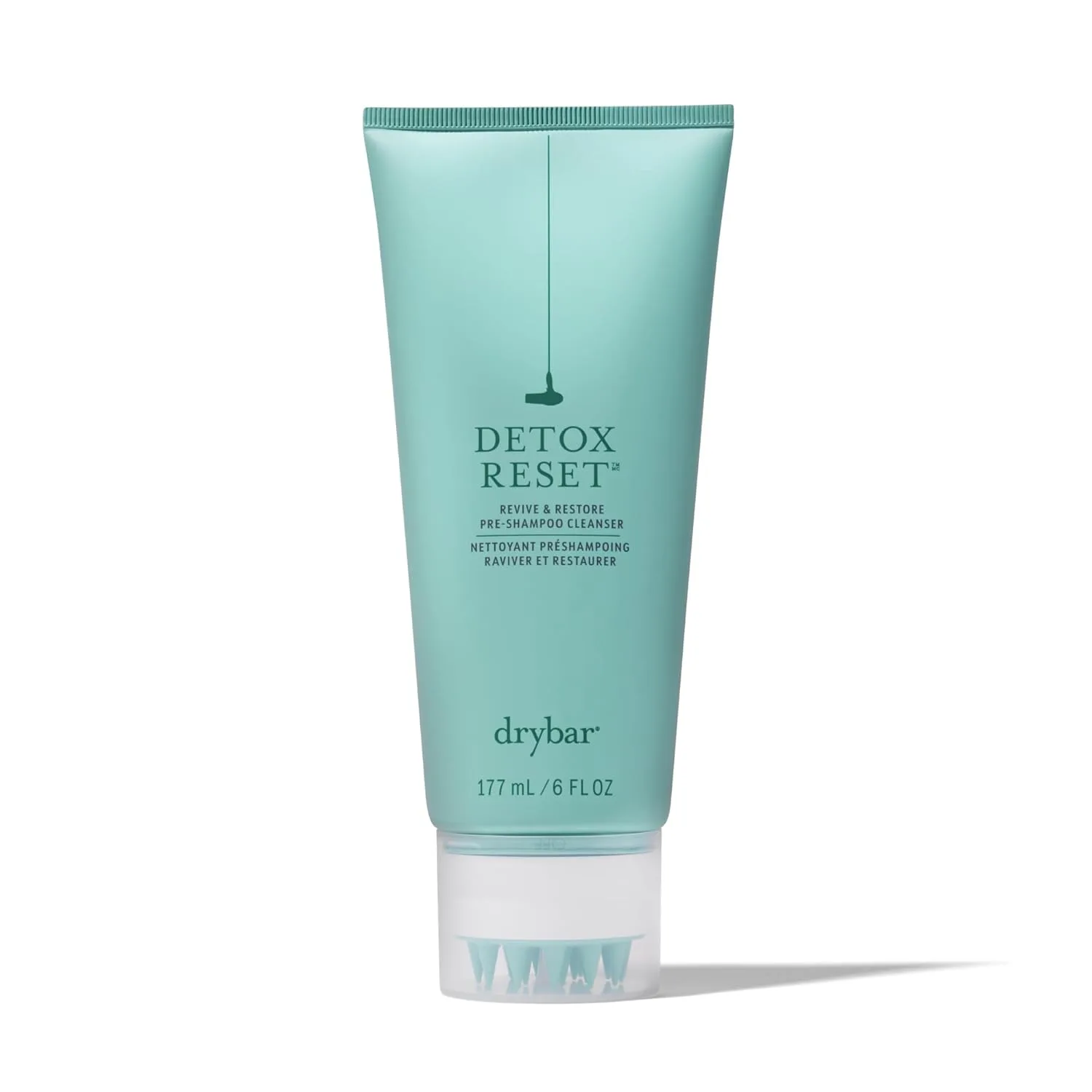 Очищающее средство Drybar Detox Reset Pre-Shampoo Cleanser для балансировки кожи головы, отшелушивания и удаления излишков кожного сала, обеспечивающее более стойкий результат укладки феном.