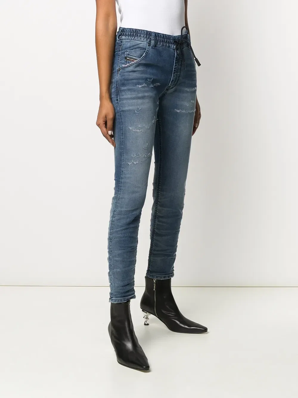 Джинсы бойфренды Krailey JoggJeans DIESEL, синий — фото 3