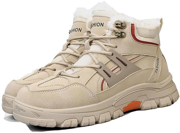 

Мужские зимние ботинки ODIPON с меховой подкладкой, противоскользящие, утепленные, для ходьбы на улице и походов, модные кроссовки-башмачки, хаки