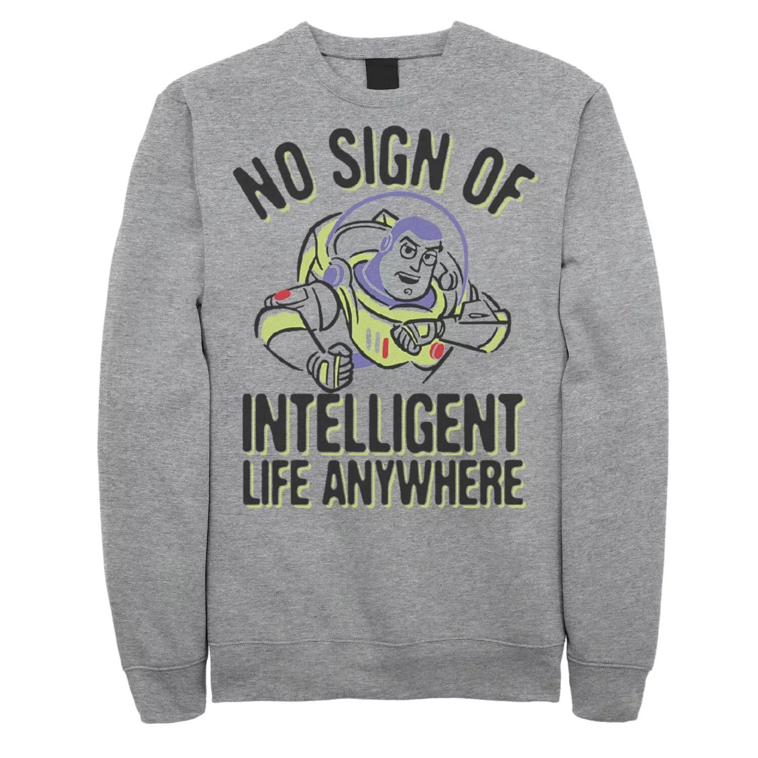

Мужской свитшот «Базз Лайтер: История игрушек» Disney/Pixar No Intelligent Life Licensed Character