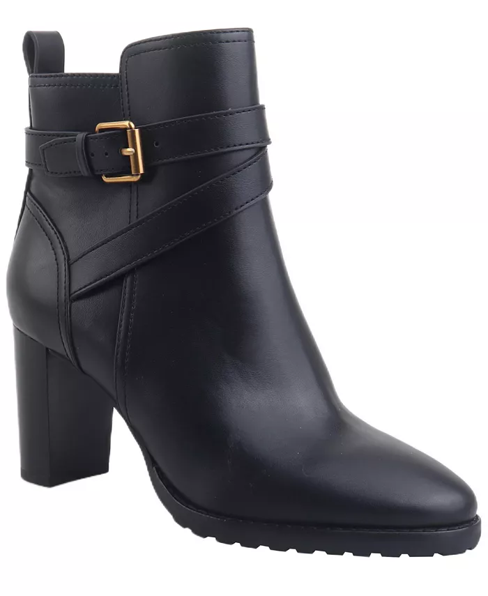 Женские ботинки Ninha на блочном каблуке, созданные для Macy's Giani Bernini, черный