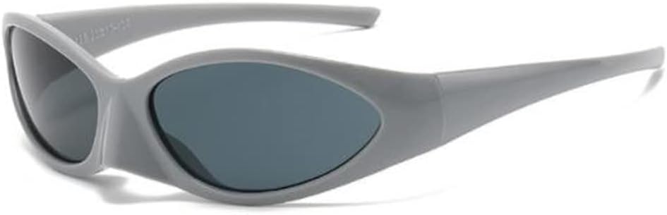 

Солнцезащитные очки PUB для мужчин с орлиным клювом, солнцезащитные очки для женщин с индивидуальным стилем для танцев, овальные солнцезащитные очки, Dark Grey Frame Grey Flakes