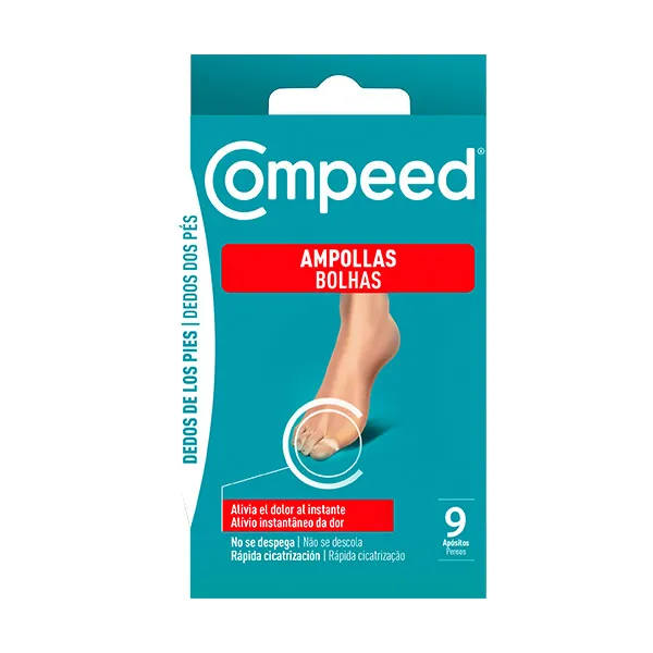 

Мгновенно снимает боль Apósitos Ampollas Dedos De Los Pies Compeed, 9 UD