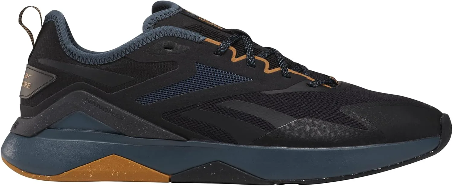 Мужские кроссовки Reebok Nanoflex 2 Adventure, черный/синий/коричневый — фото 2