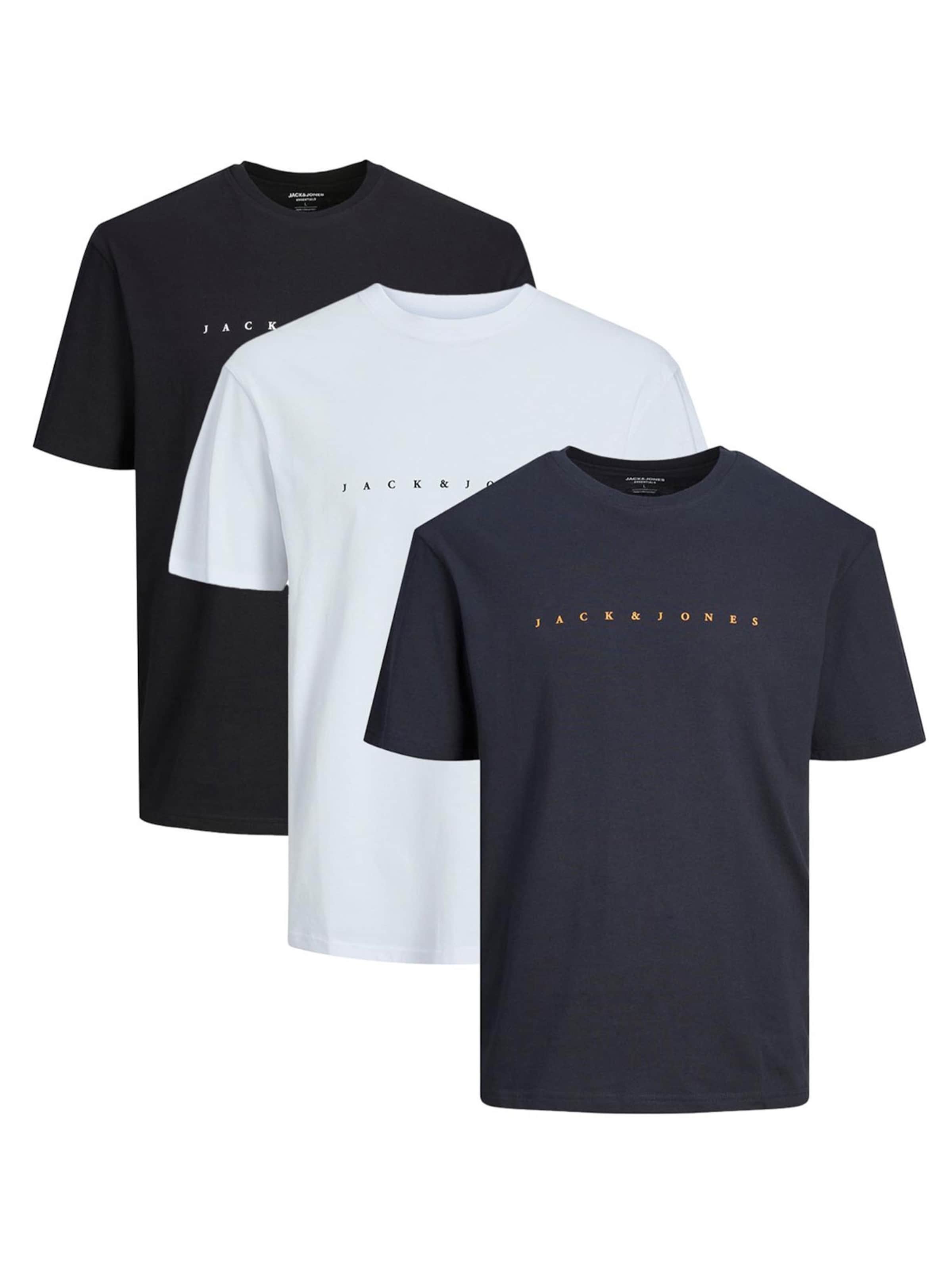 

JACK & JONES Футболка 'Star JJ' в цвете Night Blue