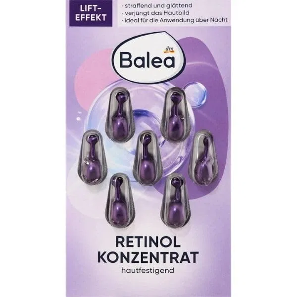 Сыворотка Balea — Капсулы-концентрат для лица с витамином C, Q10, ретинолом и бакучиолом Generisch — фото 2