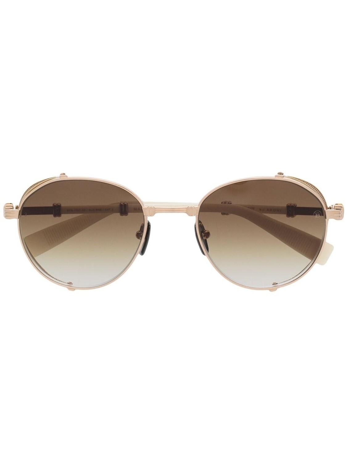 

Balmain Eyewear солнцезащитные очки из коллаборации с Akoni, золотистый