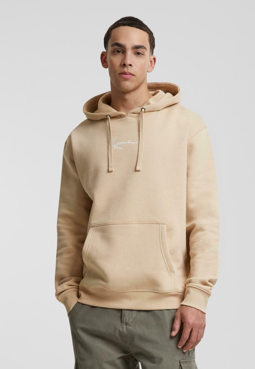 

Толстовка с капюшоном SMALL SIGNATURE ESSENTIAL Karl Kani, коричневый