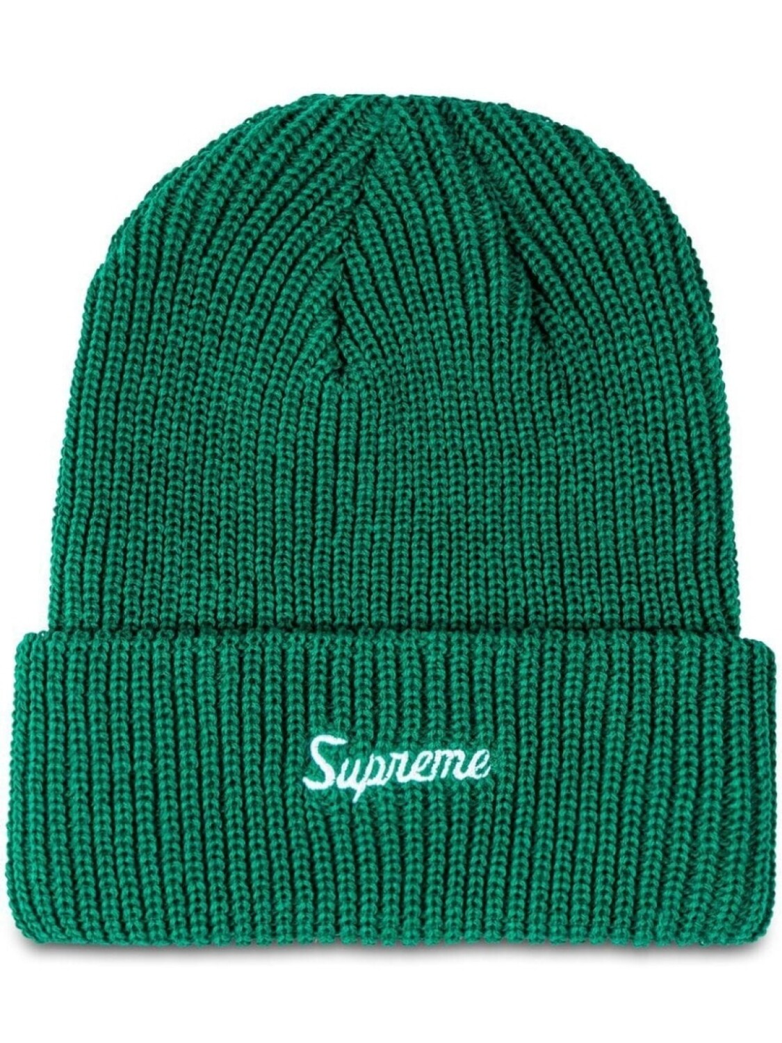 

Supreme шапка бини крупной вязки, зеленый