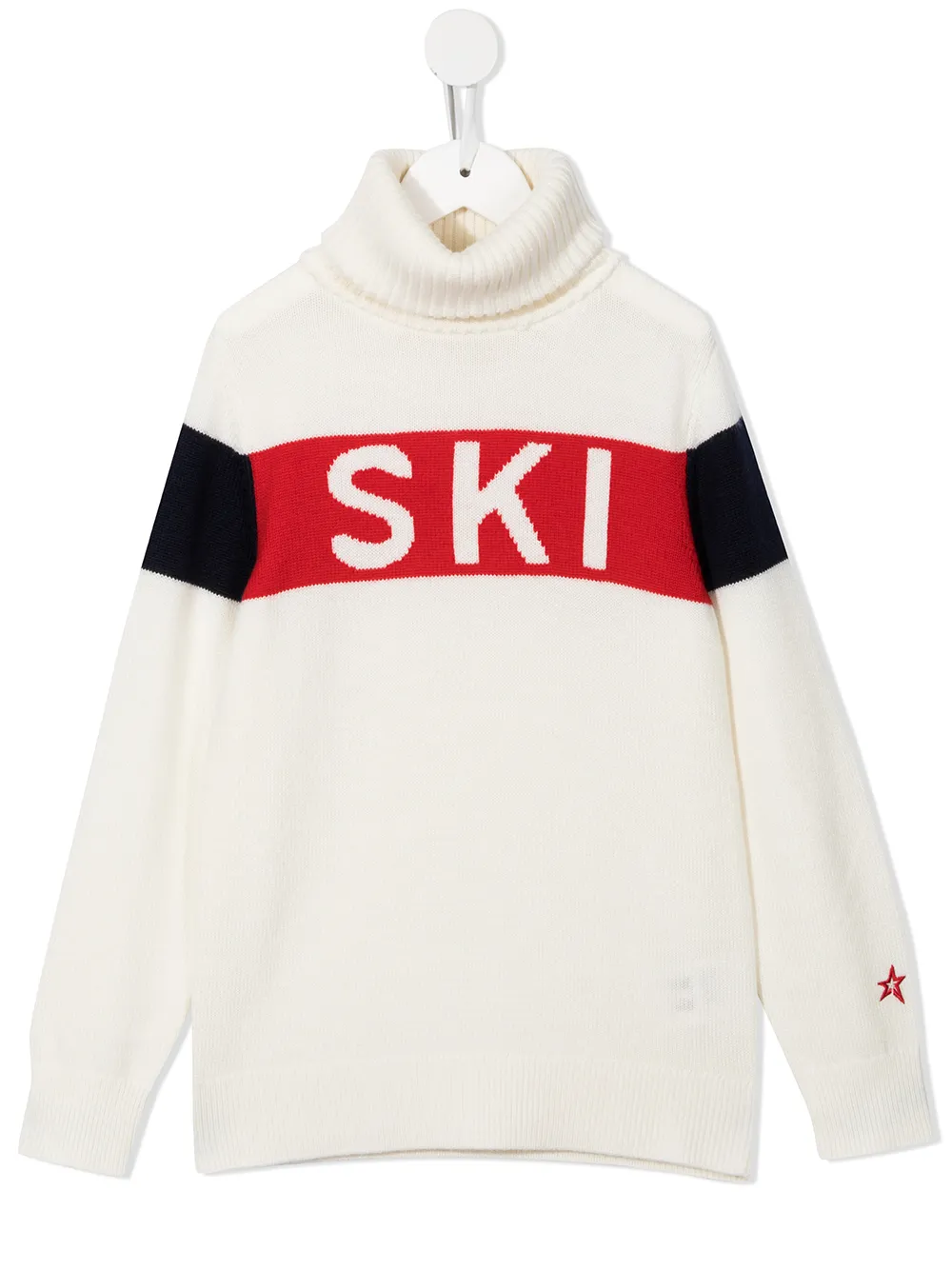 

Джемпер с высоким воротником и принтом Perfect Moment, белый