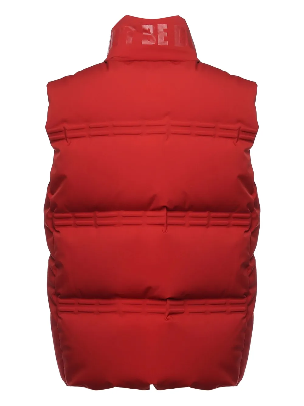 Стеганая куртка с нашивкой-логотипом Moncler, красный — фото 2