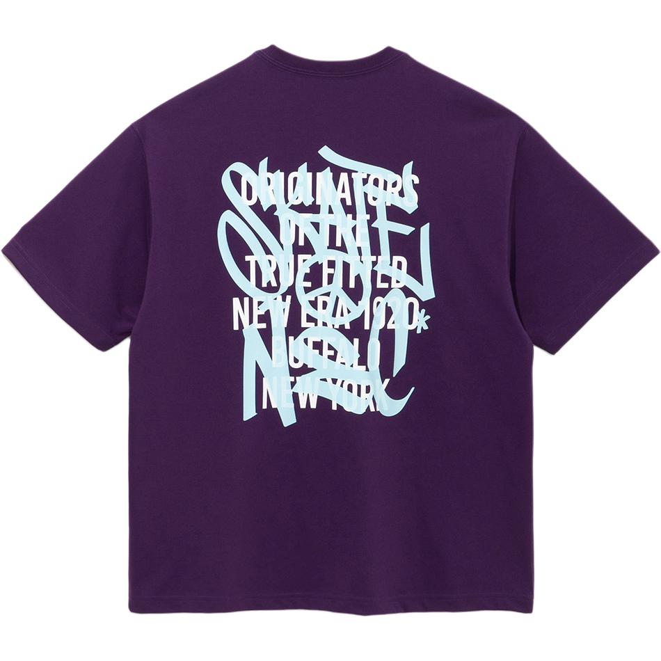 

New Era Футболка унисекс фиолетовая, Фиолетовый, New Era Футболка унисекс фиолетовая