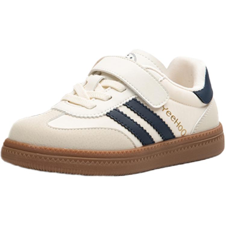 

Нескользящие, износостойкие, дышащие низкие детские скейтбордистские кроссовки для детей от 3 до 7 лет Yeehoo, синий белый