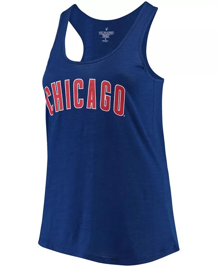 

Женская майка-борцовка Royal Chicago Cubs Swing For The Fences Soft As A Grape