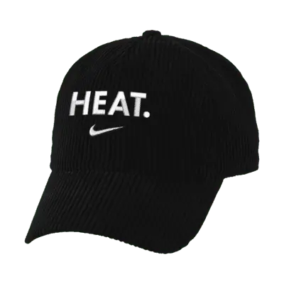 

Бейсболка Nike Miami Heat Icon Edition NBA Corduroy Campus Cap, черный