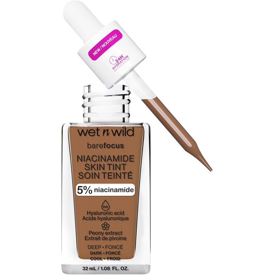 

Тональная основа wet n wild Bare Focus Niacinamide Skin Tint, Deep / 32 ml