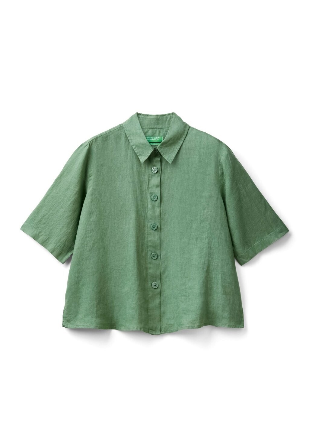 

Блузка на пуговицах United Colors of Benetton, зеленый