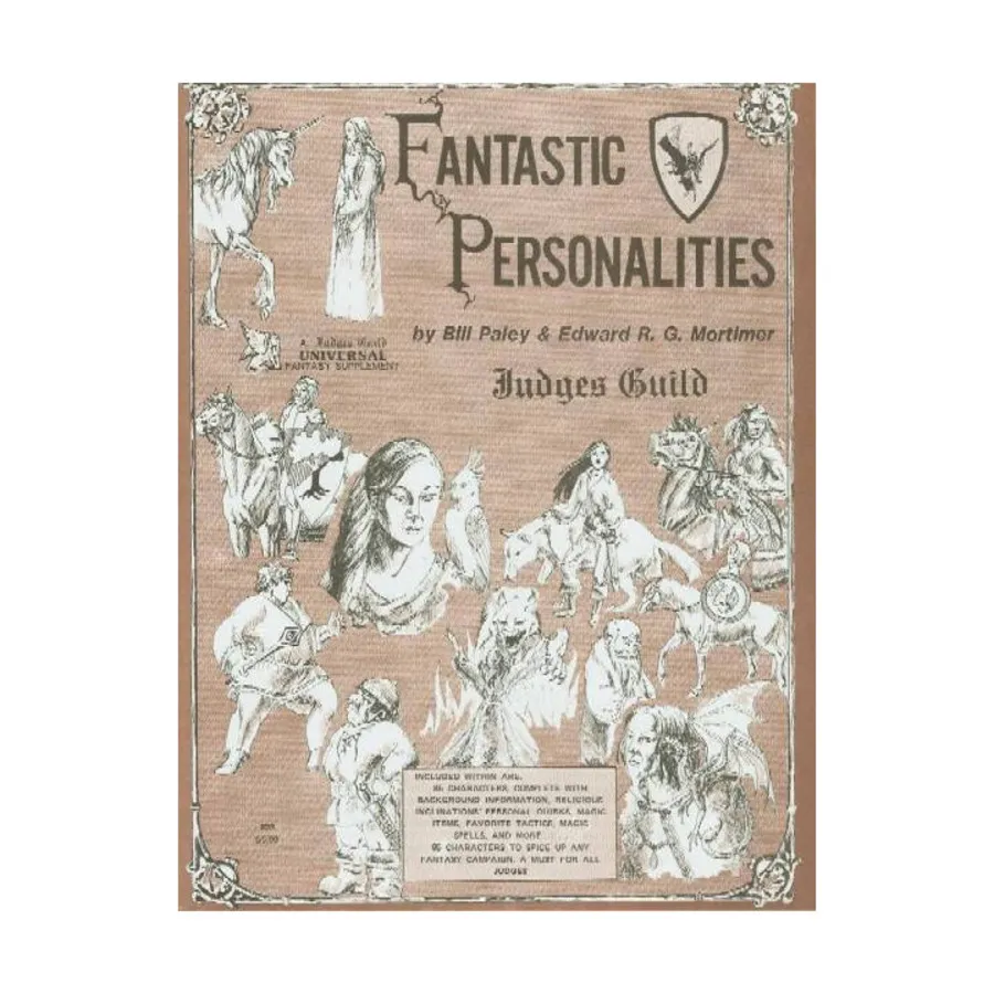

Fantastic Personalities, Dungeons & Dragons Fantasy Supplements - Assorted (Judges Guild), мягкая обложка
