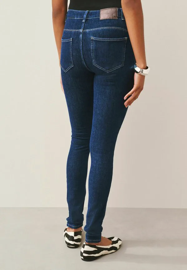Джинсы узкие Next, Denim Dark Blue — фото 3