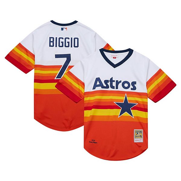 

Мужская белая бейсболка houston astros 2004 cooperstown collection authentic throwback Mitchell & Ness