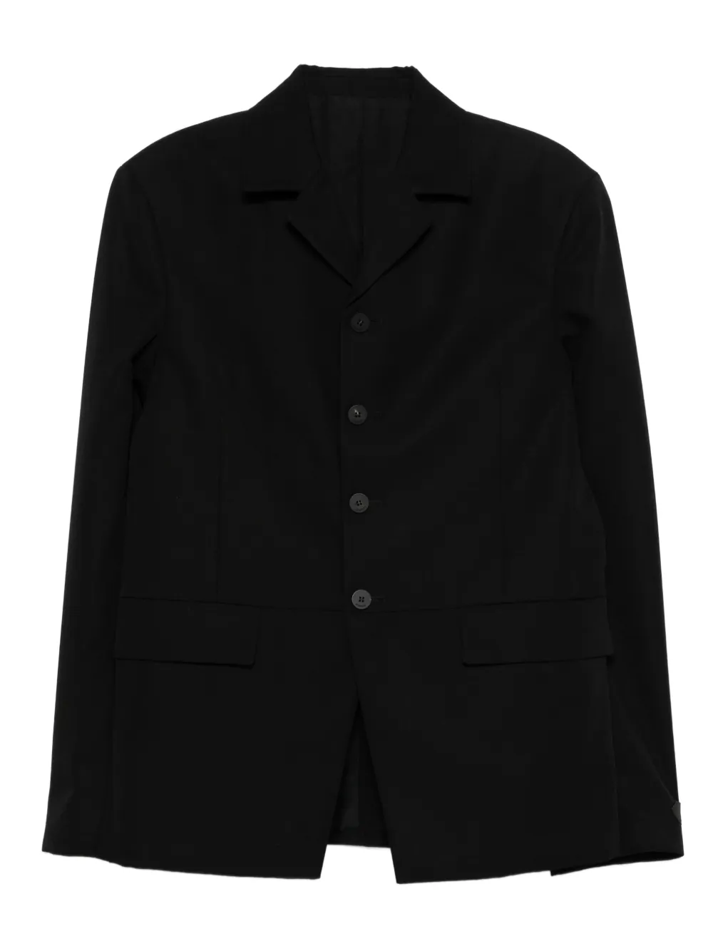 

Блейзер без воротника на пуговицах JACQUEMUS, черный