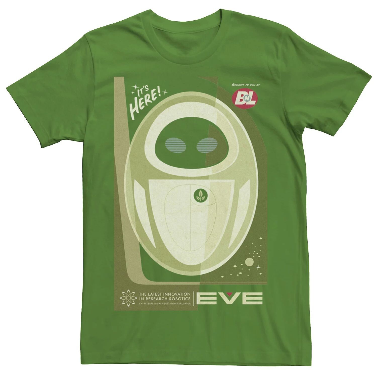 

Мужская футболка с плакатом Wall-E Eve It's Here Disney / Pixar