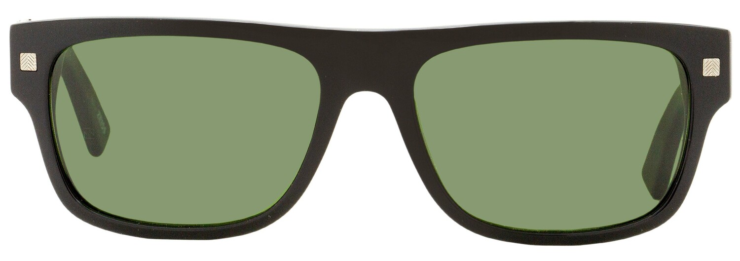 

Ermenegildo Zegna Мужские прямоугольные солнцезащитные очки EZ0088 01N Черные 56 мм