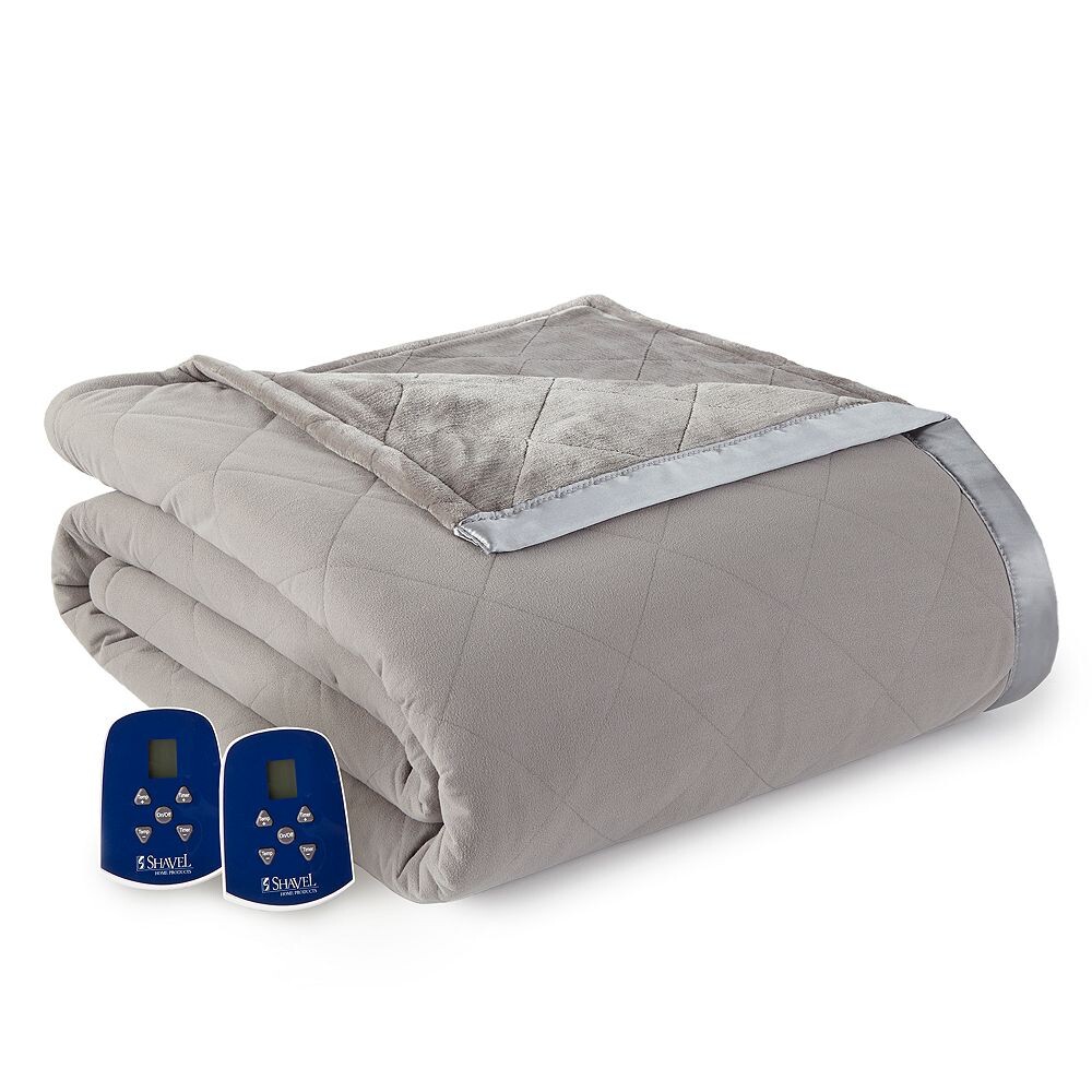 

Одеяло с подогревом Micro Flannel Ultra Velvet, цвет Smoke