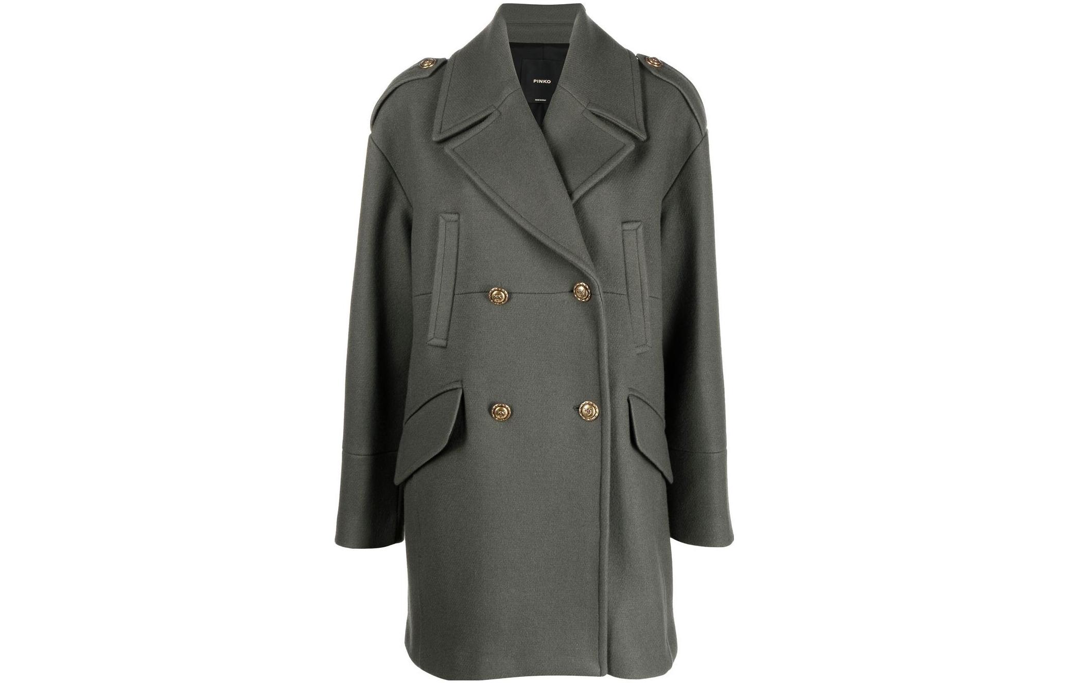 

Пальто женское зеленое PINKO, Зеленый, Пальто женское зеленое PINKO