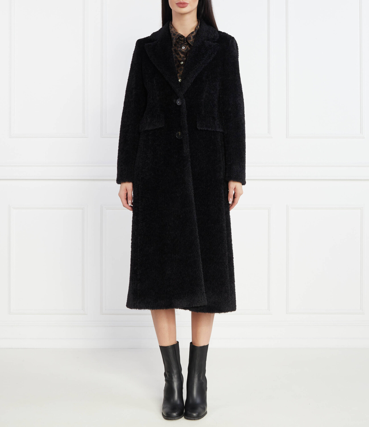 

Шерстяное пальто Marella PRESIDE, черный