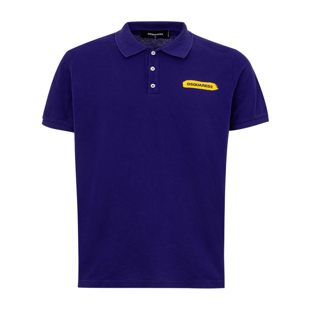 

Поло из хлопка Regal Purple Elegance Dsquared2, фиолетовый