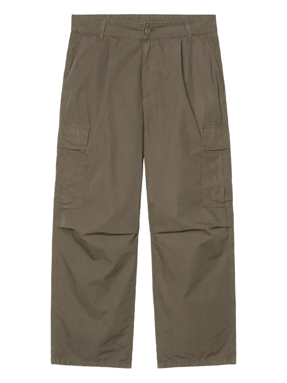 

Брюки с нашивкой-логотипом и карманами-карго CARHARTT WIP, коричневый