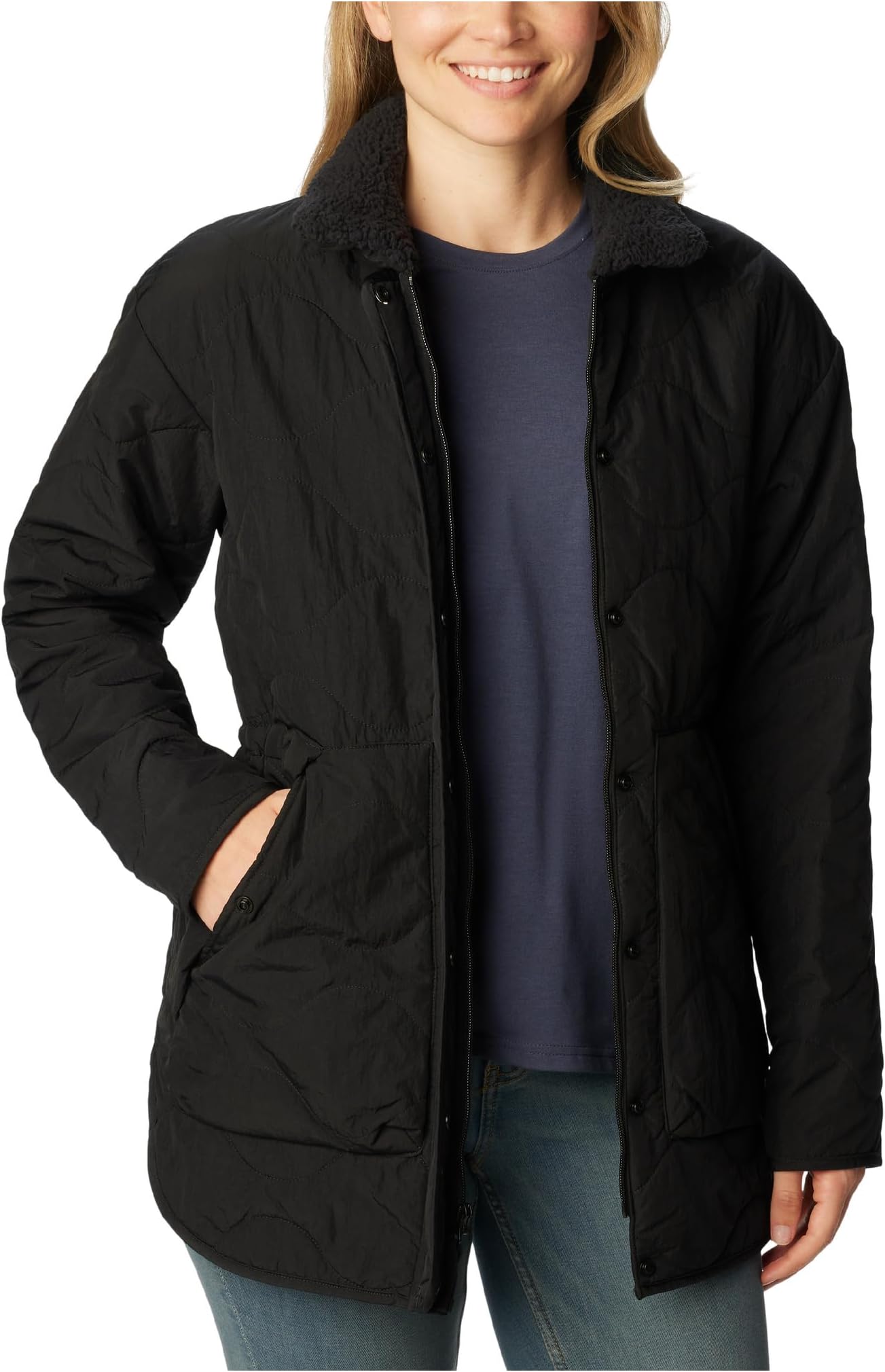 

Куртка Columbia Birchwood II Quilted Jacket, черный