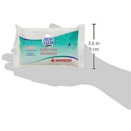 Дезинфицирующие влажные салфетки Fresh & Clean Milleusi с антибактериальным действием — упаковка из 12 штук, Salv — фото 3