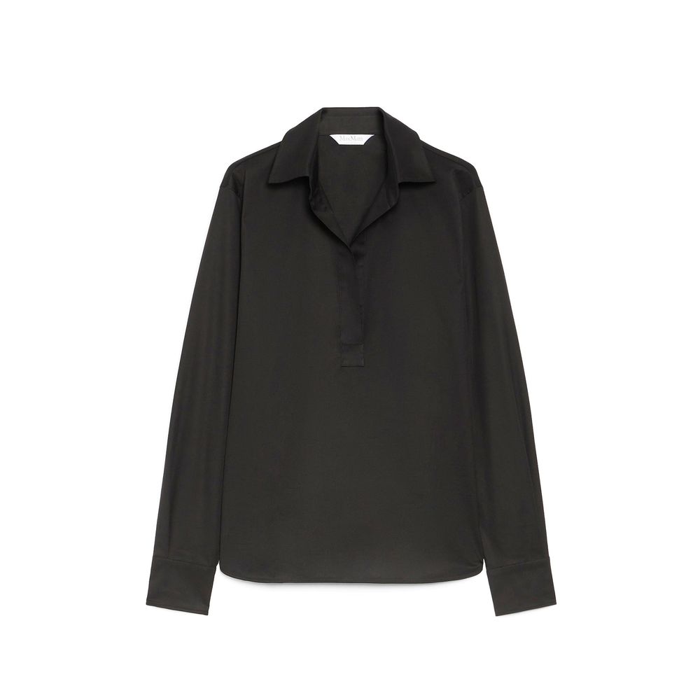

Рубашка из хлопка Scire Max Mara, черный