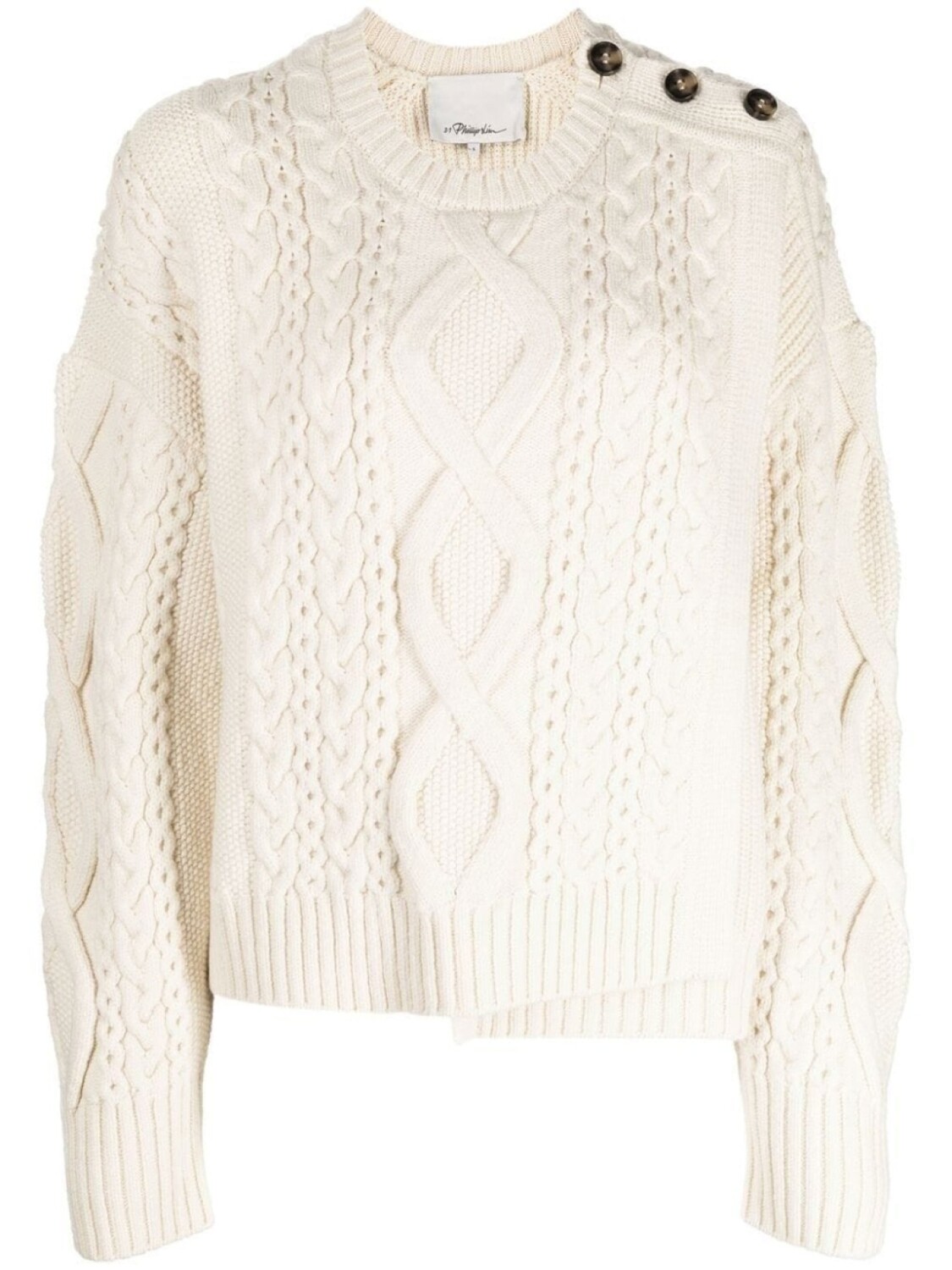 

Джемпер фактурной вязки 3.1 Phillip Lim, белый