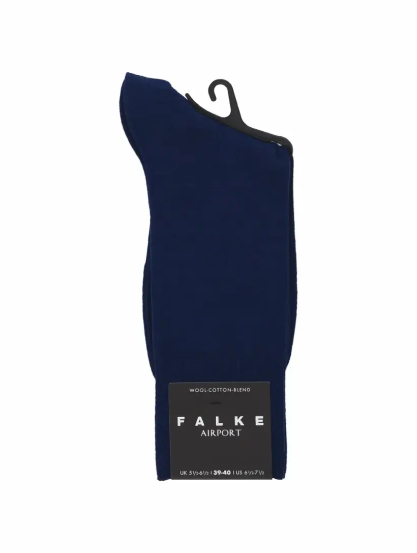 

Шерстяные высокие носки Falke, тёмно-синий