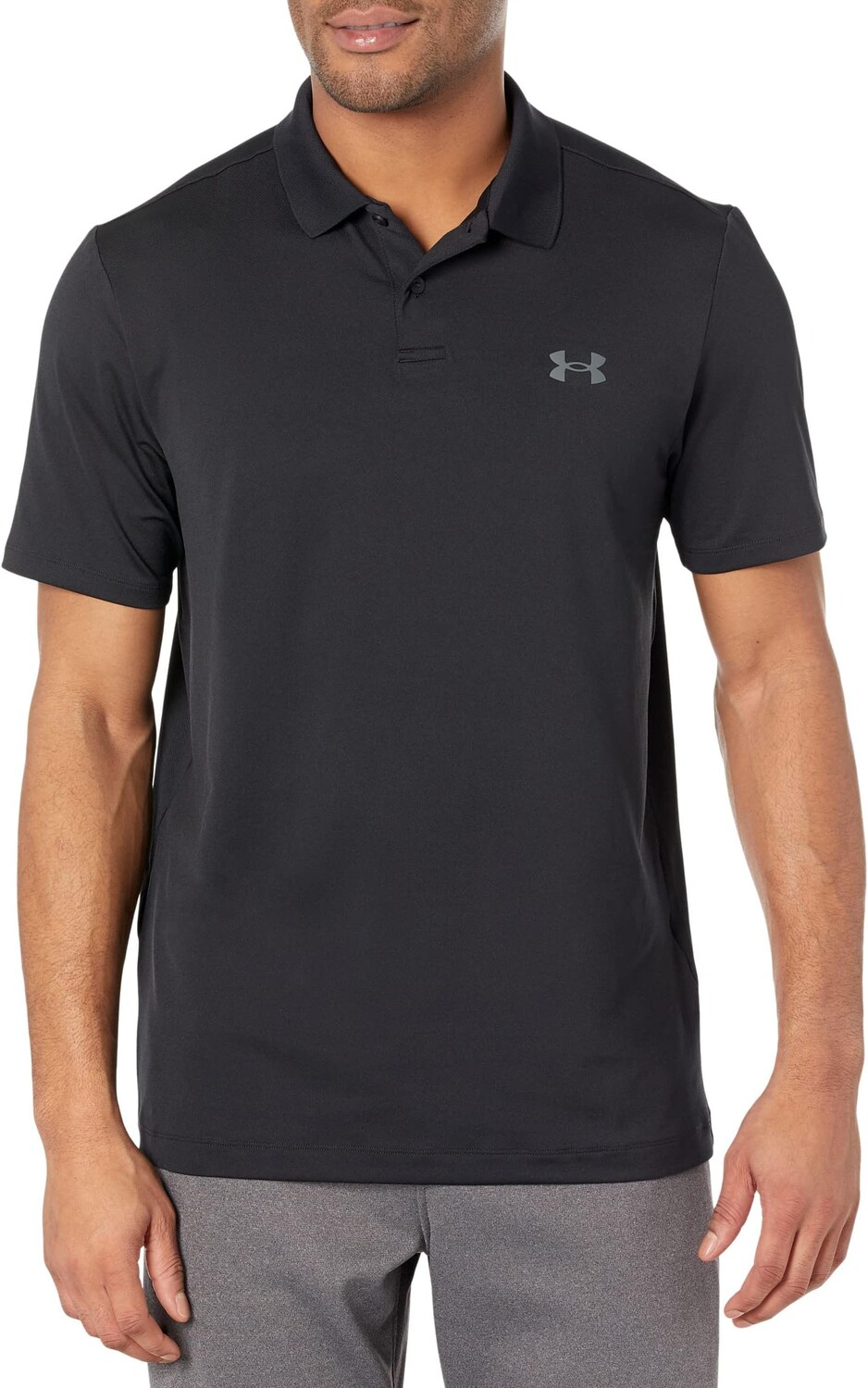 

Производительность 3.0 Поло Under Armour Golf, цвет Black/Pitch Gray