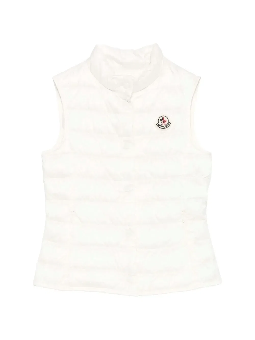 Стеганый жилет Liane Moncler Grenoble Kids, белый