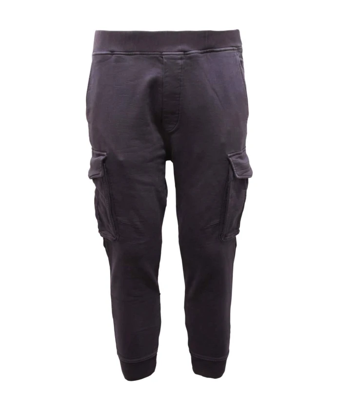 Спортивные брюки-карго синего цвета, модель s74kb0685 Dsquared2, синий