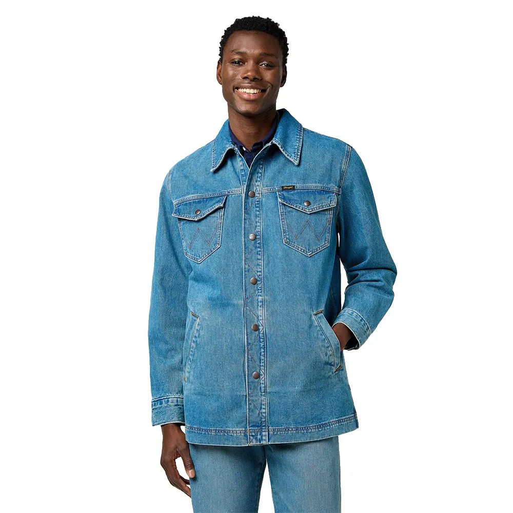 

Куртка Wrangler 112371445 Relaxed Fit denim, синий