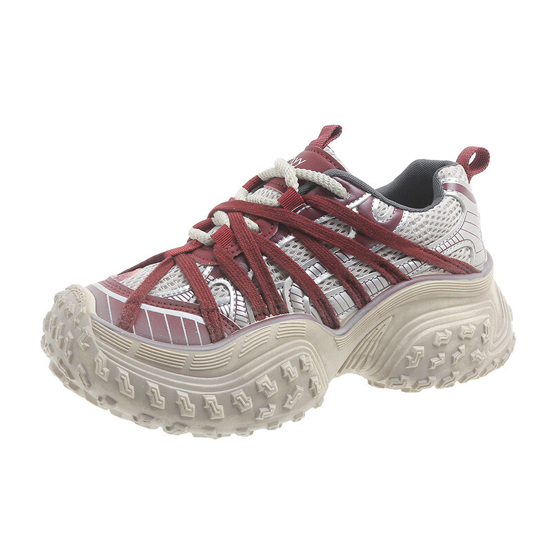 

Кроссовки Slazenger Chunky Sneakers Women's Low-top, бежевый/красный